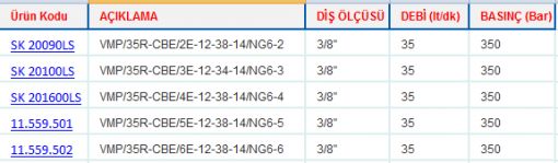 NG - 6 BYPASLI VALF PLEYTLERİ luen bypaslı valf pleyti bypaslı valf pleyti
